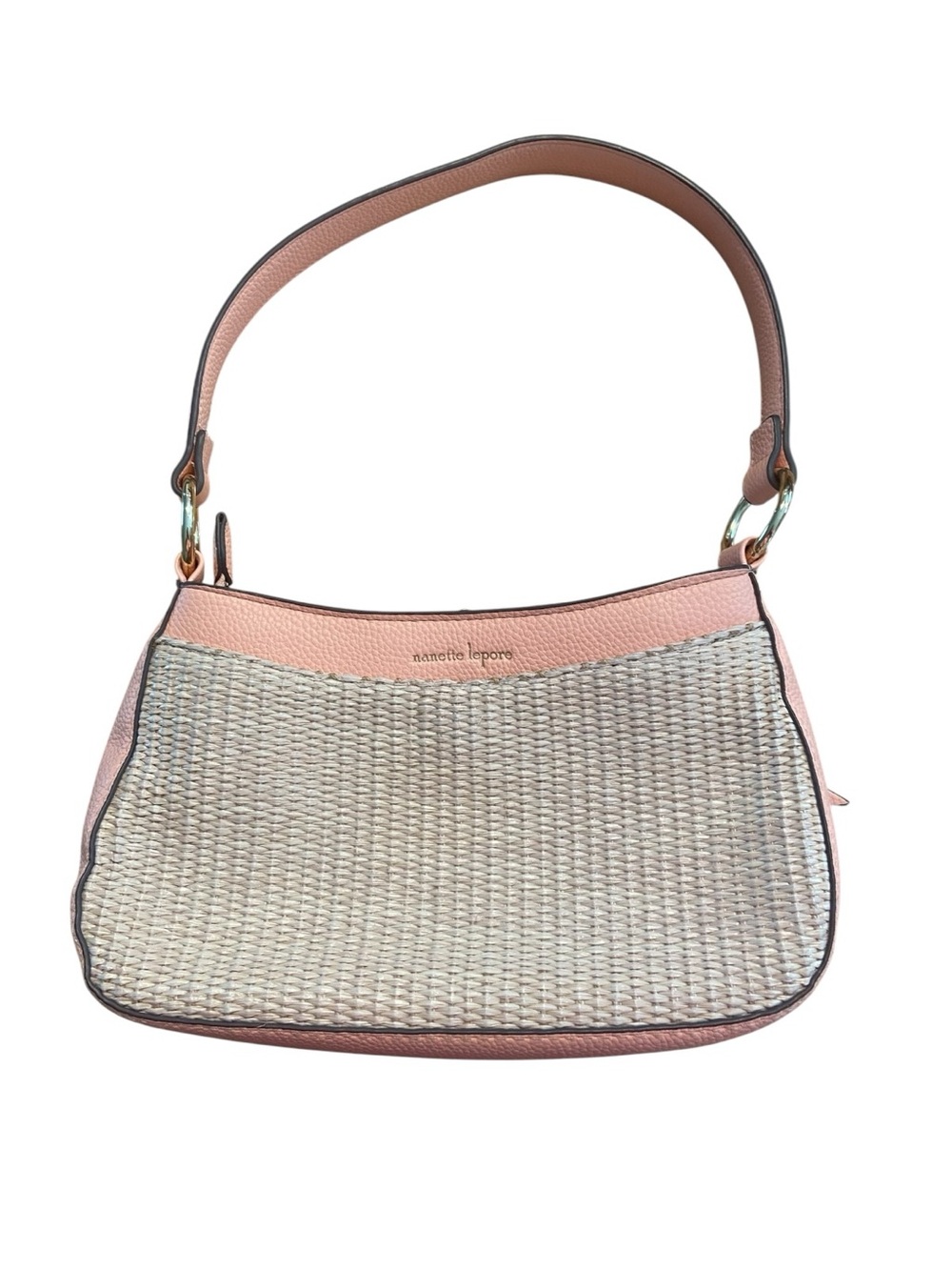 Nanette‎ Lepore Barri Baguette Woven Shoulder Bag